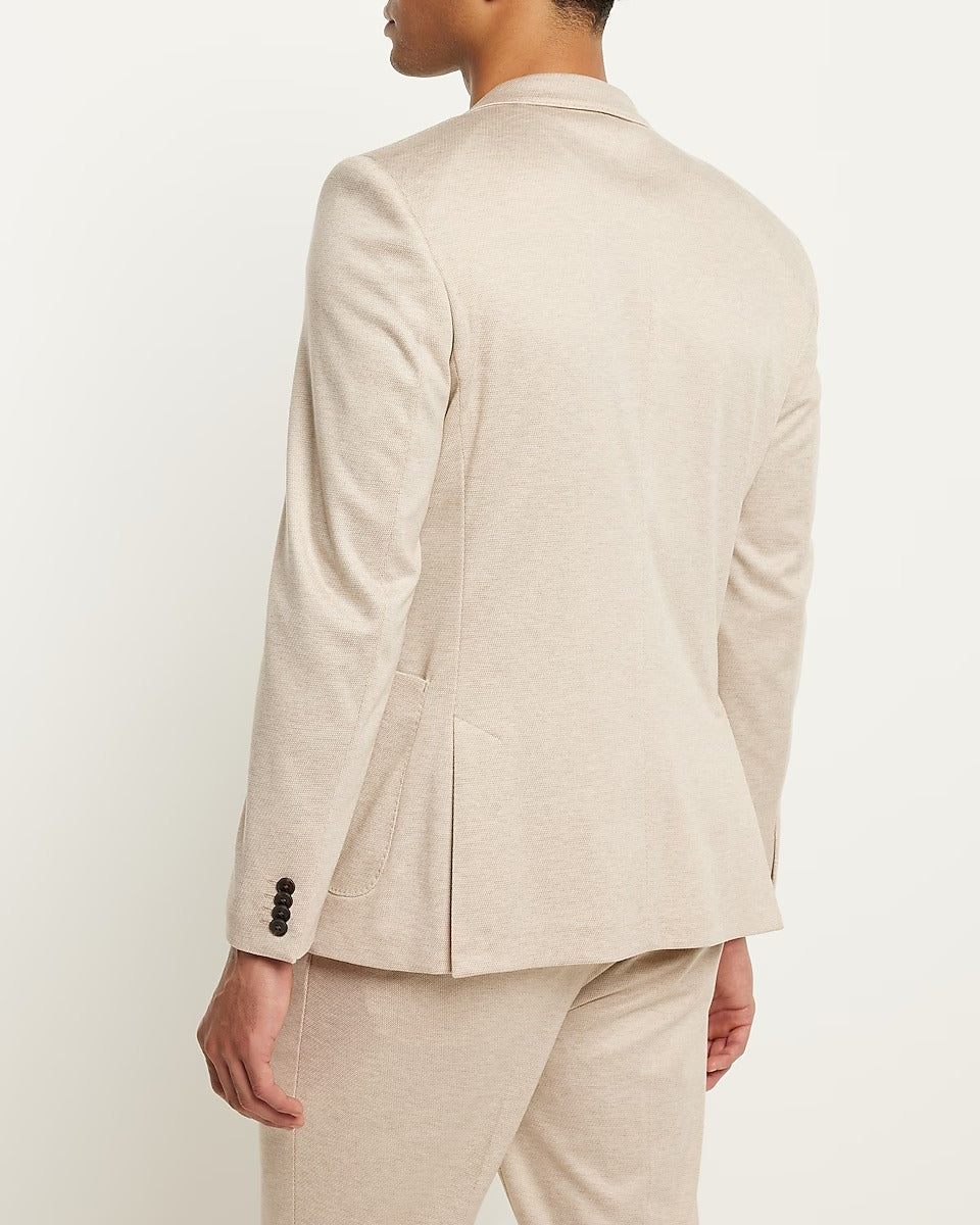 Men's Almond White Tuxedo Suit