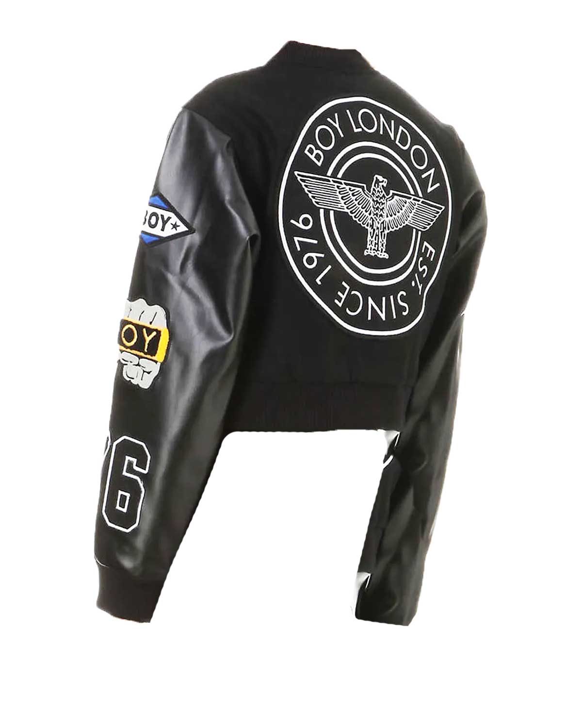 Boy London Crop Letterman Jacket