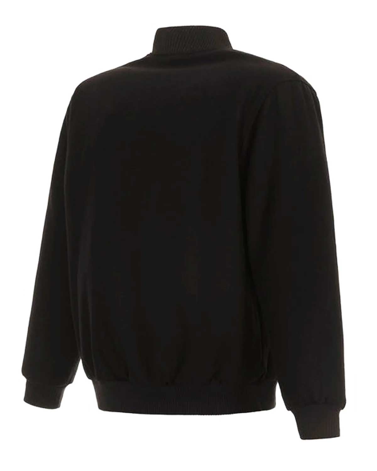 Brooklyn Nets Bomber Black Wool Jacket