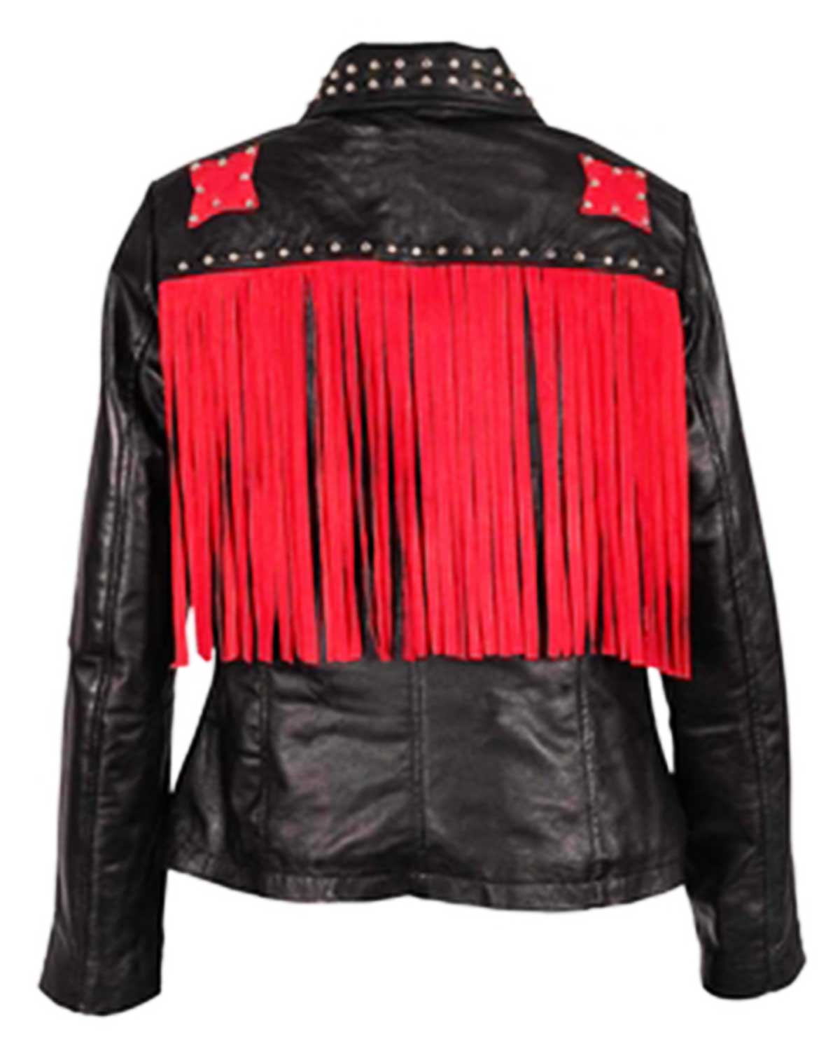 Vox Lux Raffey Cassidy Studded Leather Jacket
