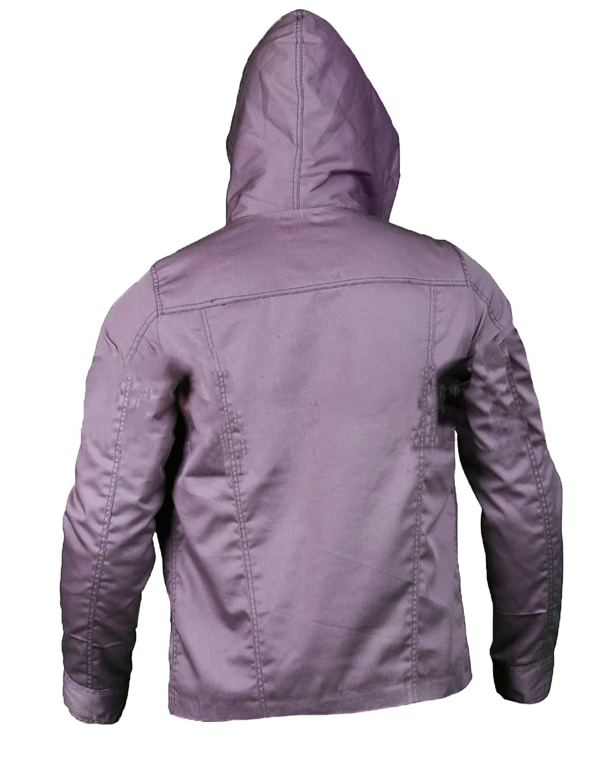 Amy Bendix The Punisher Purple Hooded Jacket