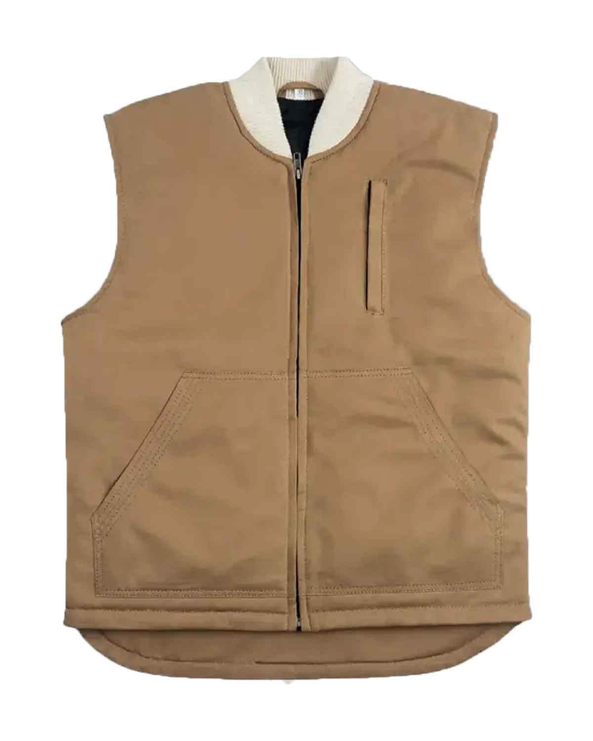 Men’s Light Brown Western Cotton Vest