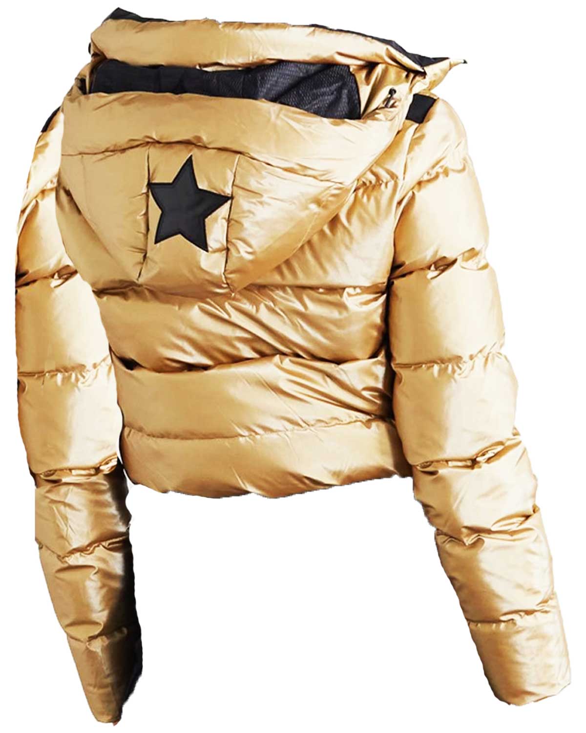 Keeley Ted Lasso S02 Gold Puffer Jacket