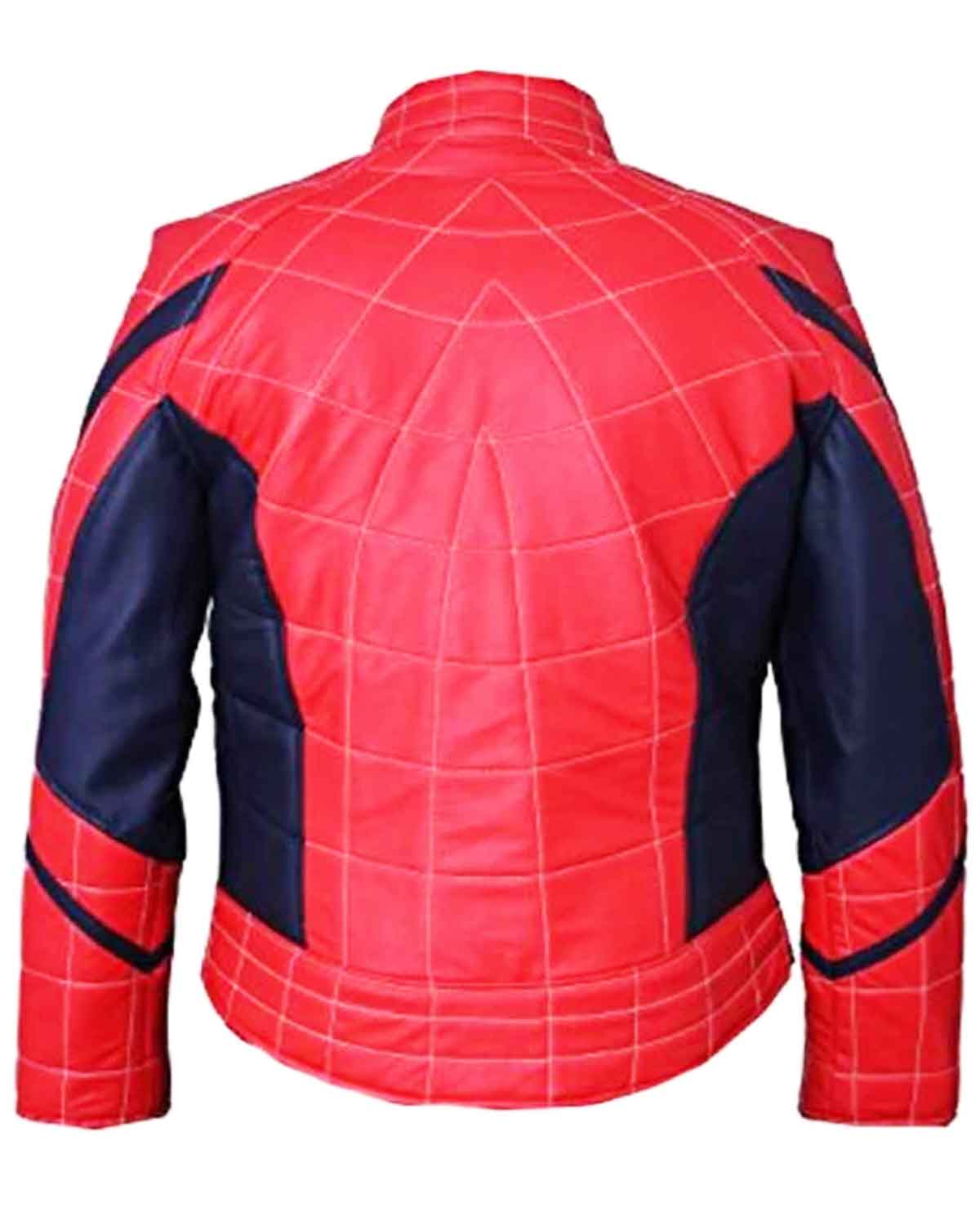 Spiderman Tom Holland Real Men's Leather Jacket