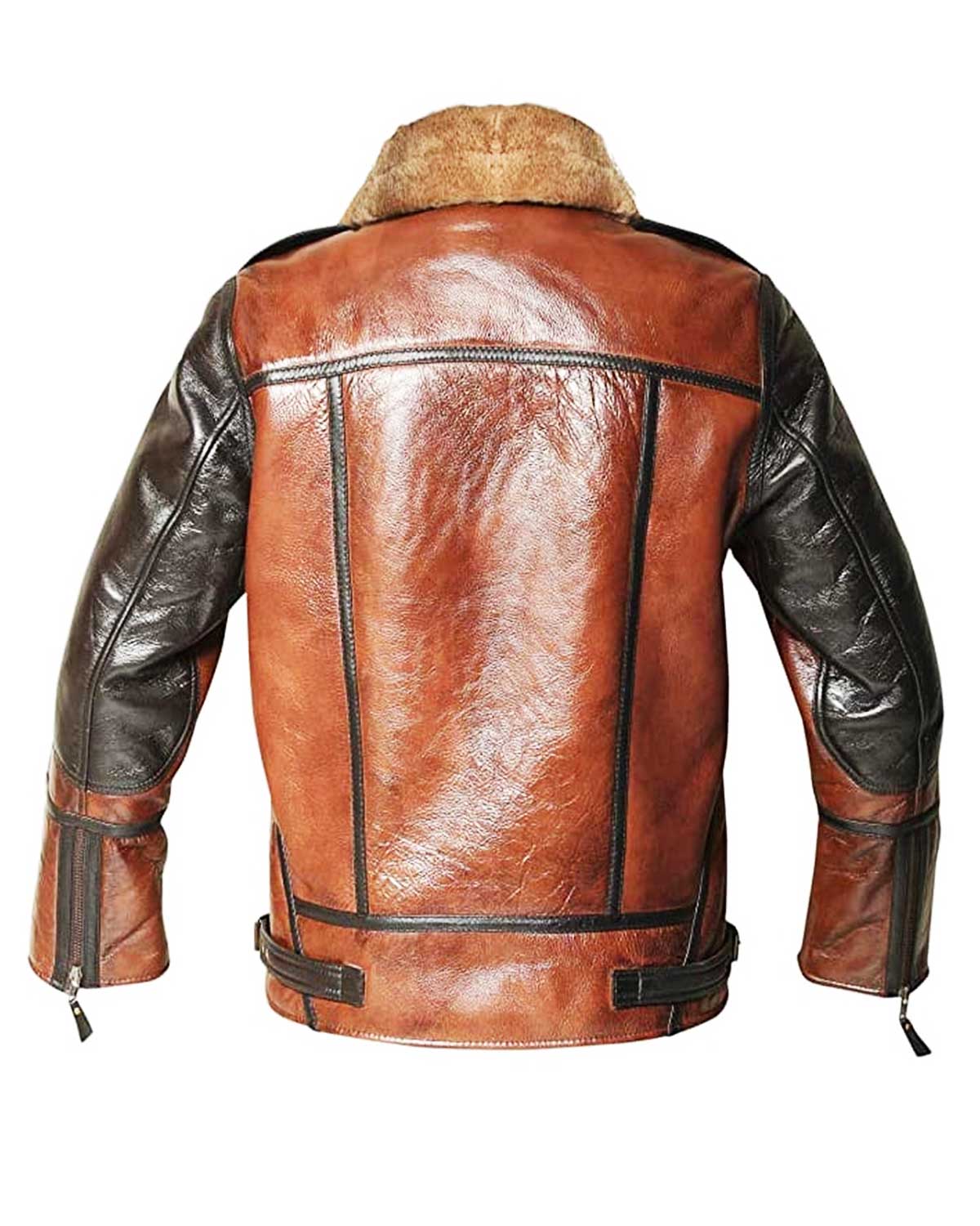 Men's B3 Shearling Aviator Distressed Jacket