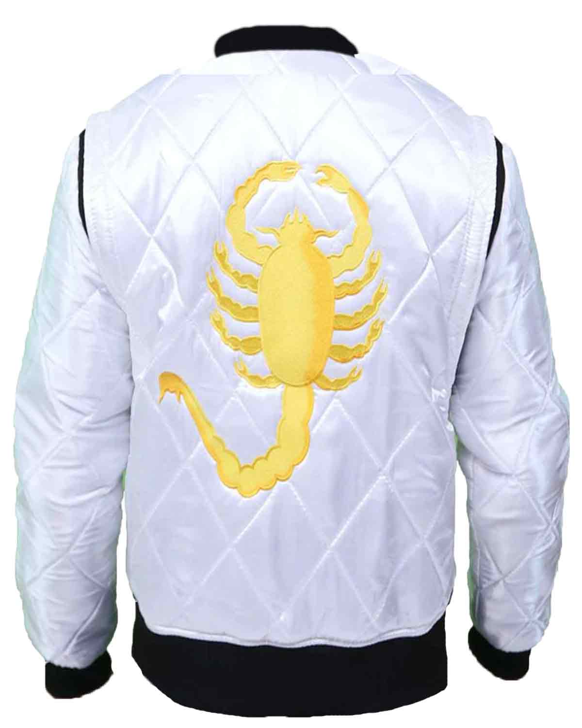 Drive Scorpion Ryan Gosling White Jacket