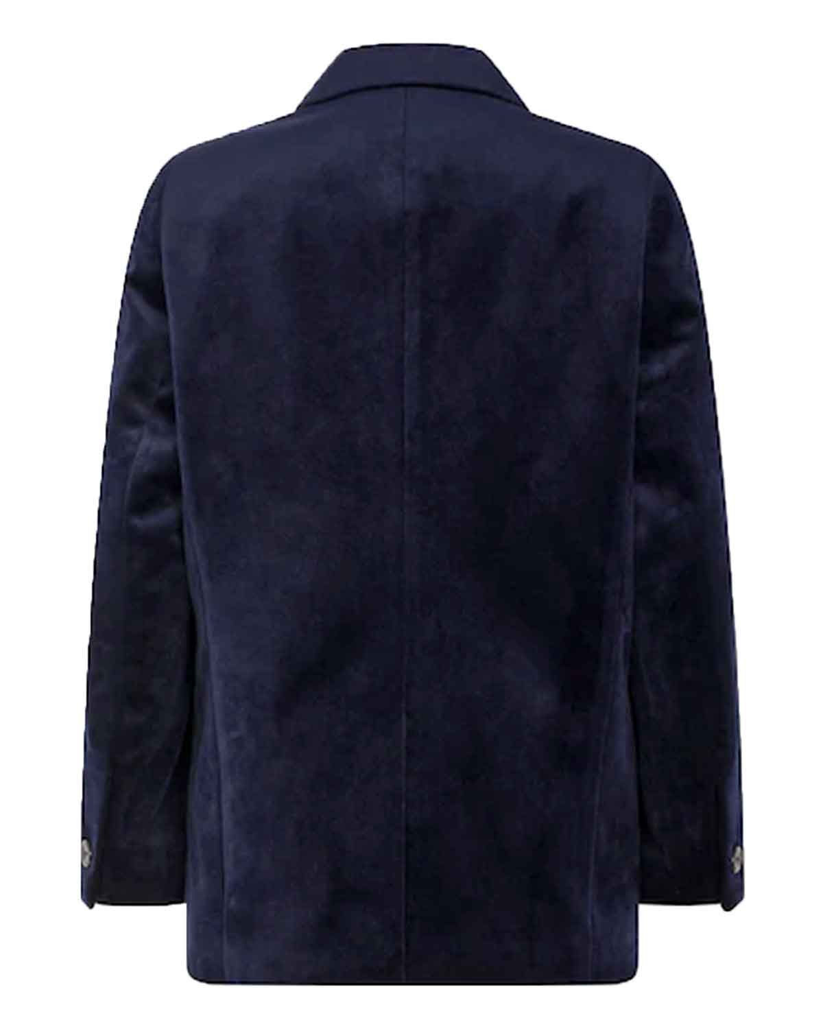 Monsoon Blue Velvet Blazer