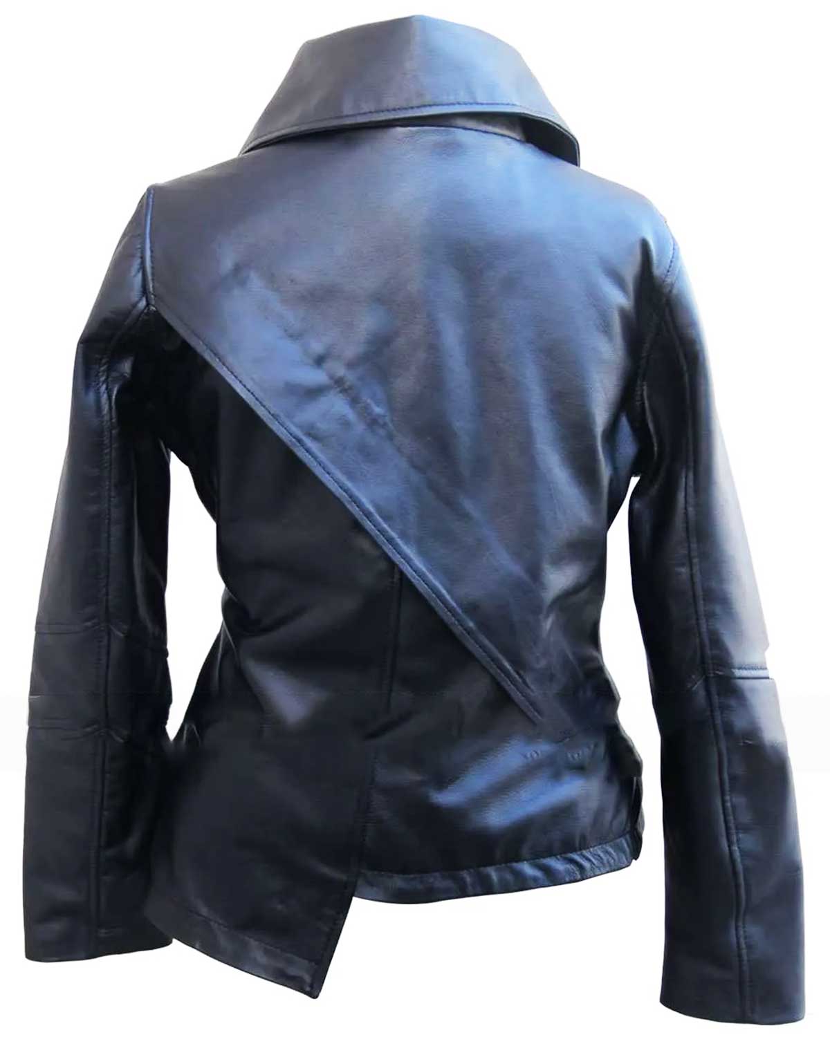 Black The Hunger Games Catching Fire Leather Jacket