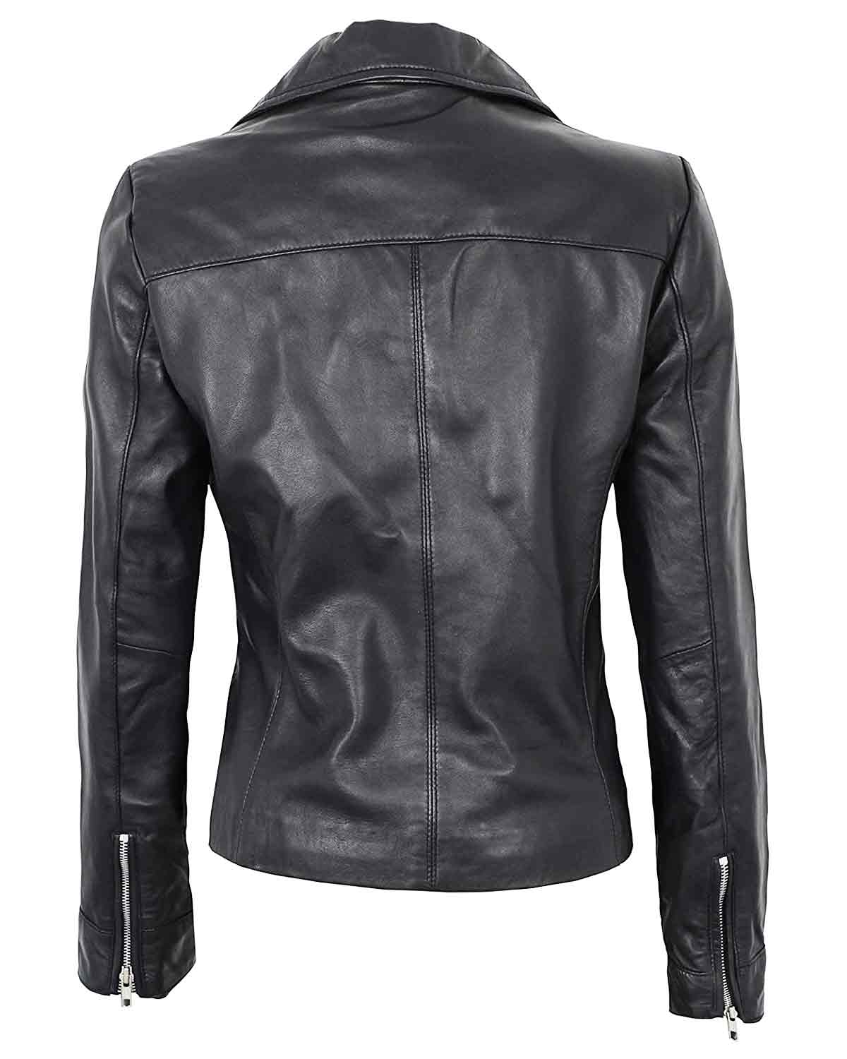 Negan Leather Jacket Women Biker Jacket