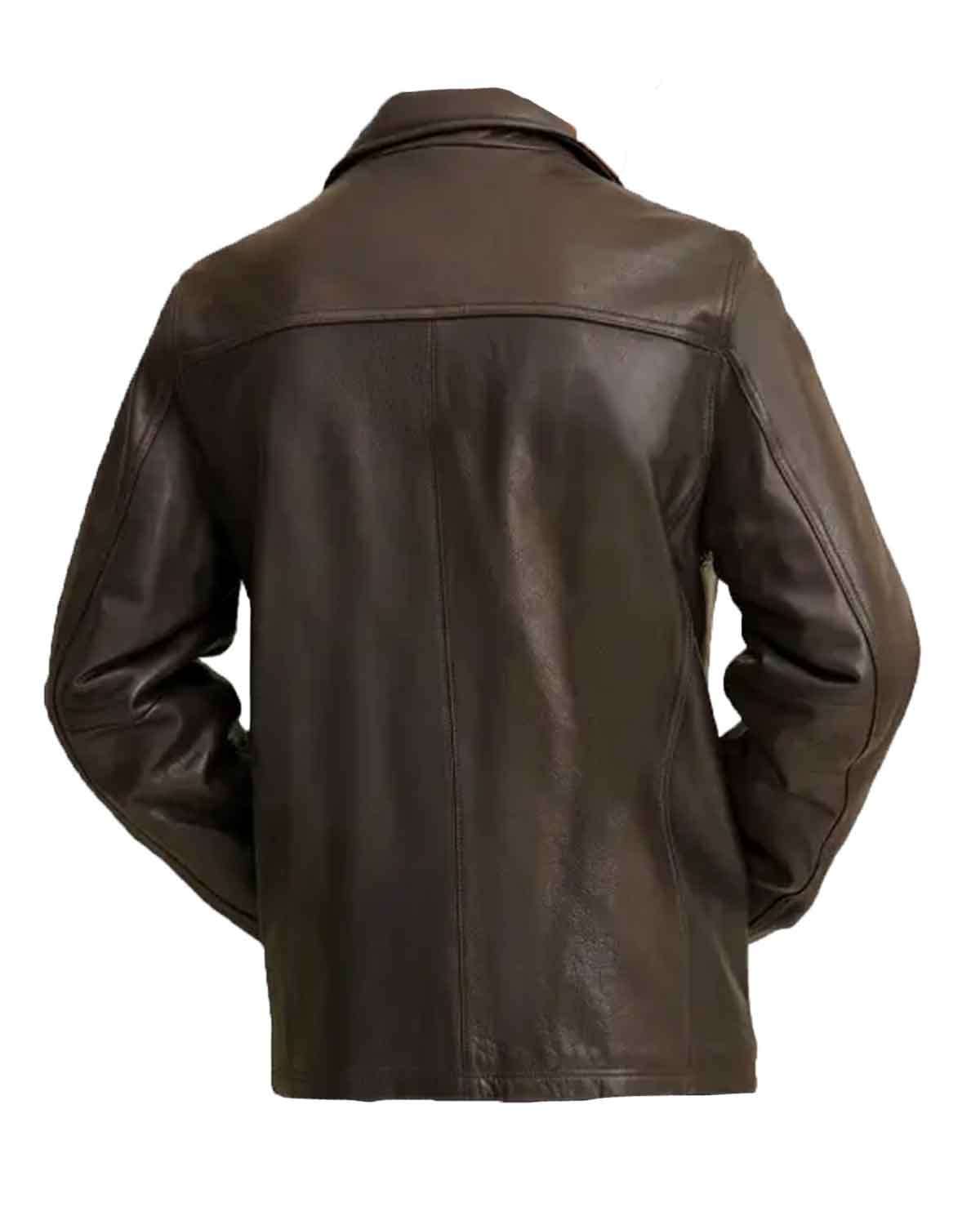 Mens Brown With Thinsulate Lining Sheepskin Leather Jacket