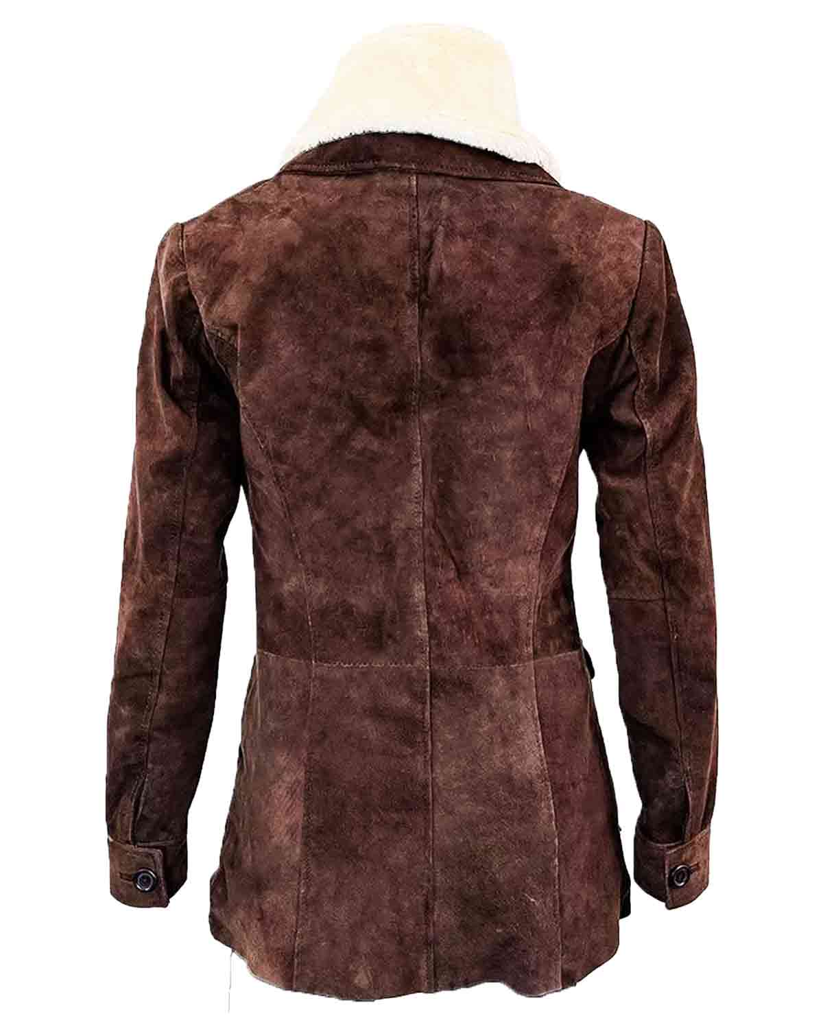 Yellowstone Beth Dutton Brown Fur Coat