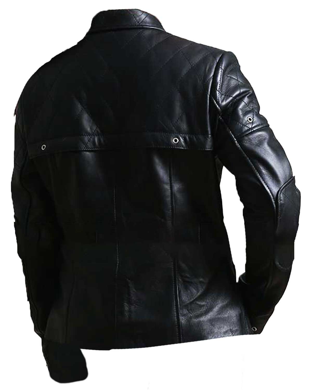 Alita Battle Angel Rosa Salazar Black Leather Jacket