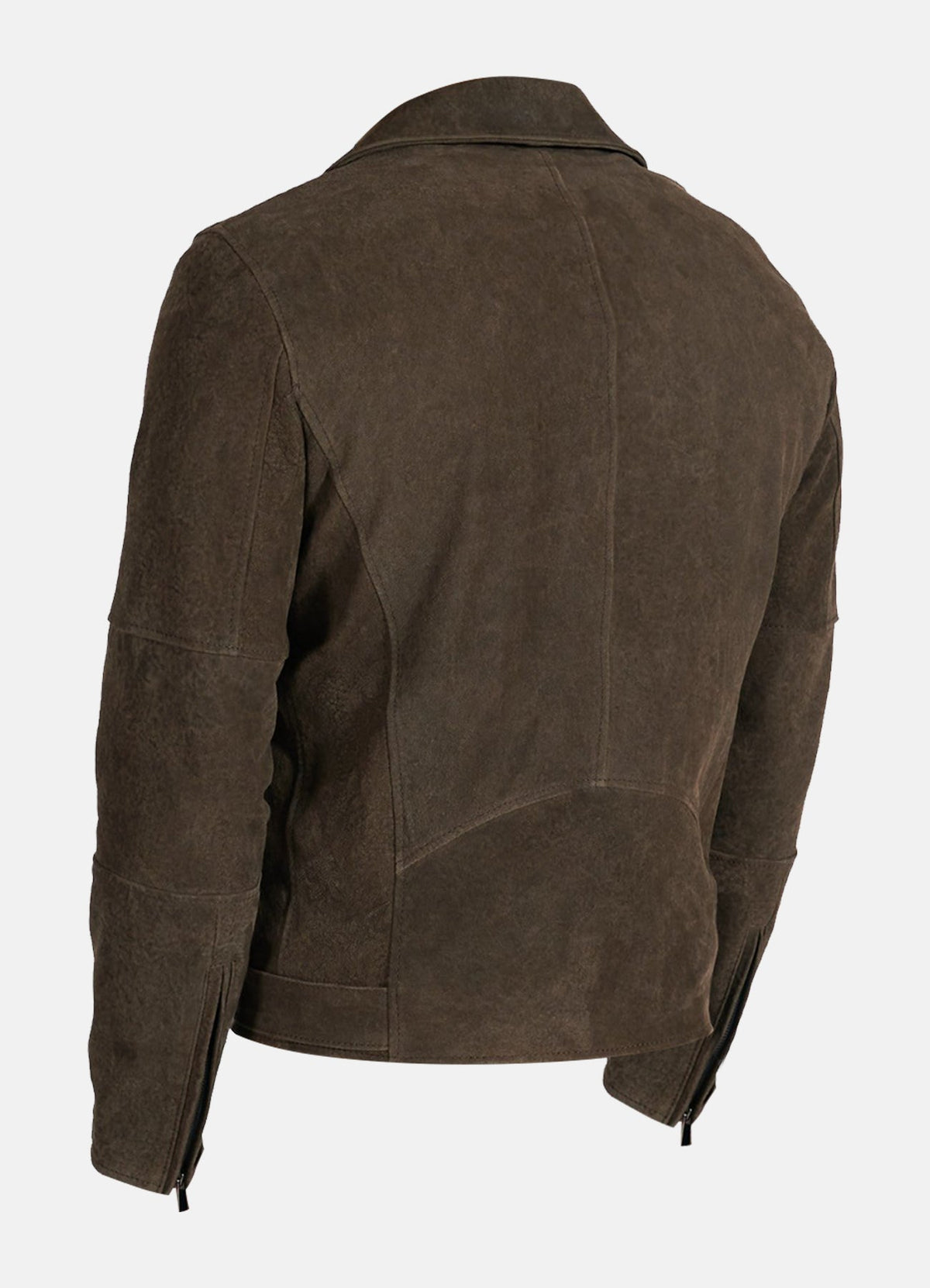 Men's Soft Umber Suede Leather Jacket