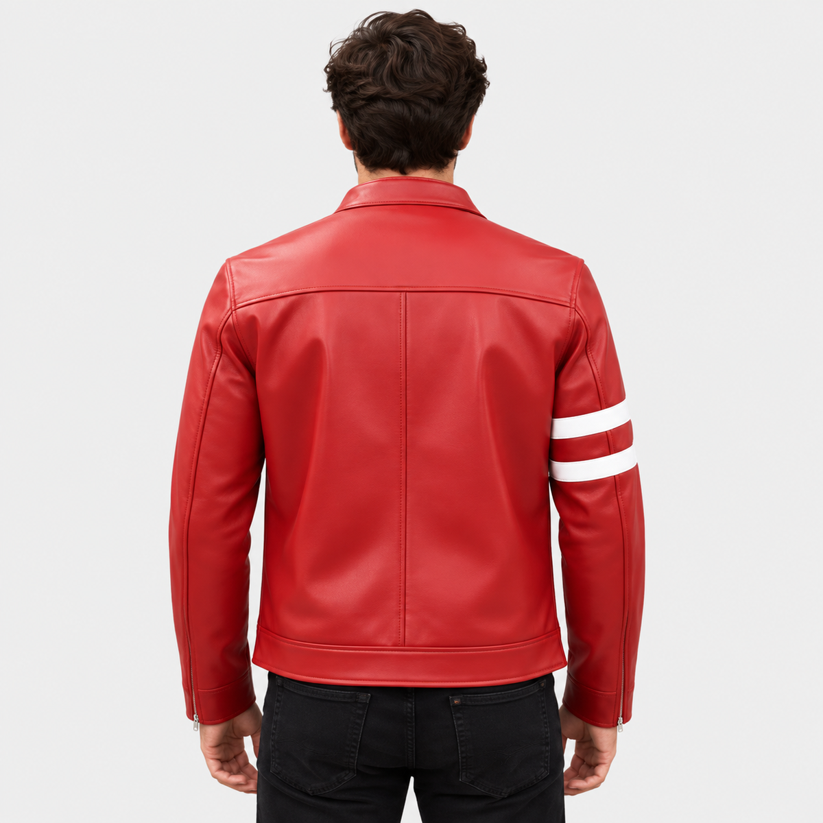 Ben 10 Inspired Leather Racing Jacket
