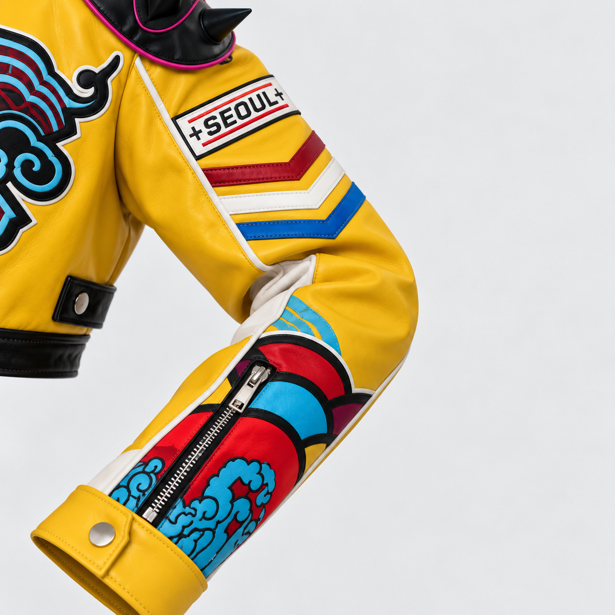 Rumi Kids Yellow Leather Jacket – KPop Demon Hunters