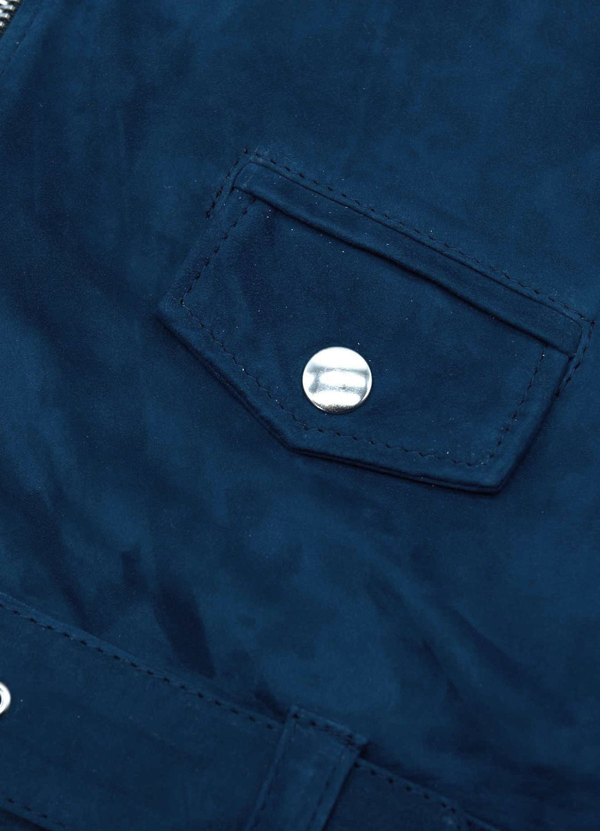 Men's Iconic Blue Suede Leather Jacket