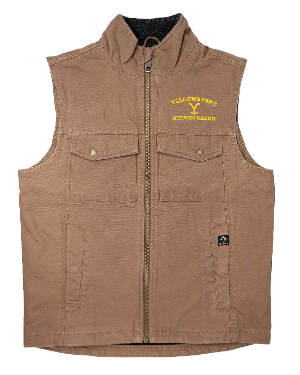 Yellowstone Dutton Ranch Logo Cloth Vest