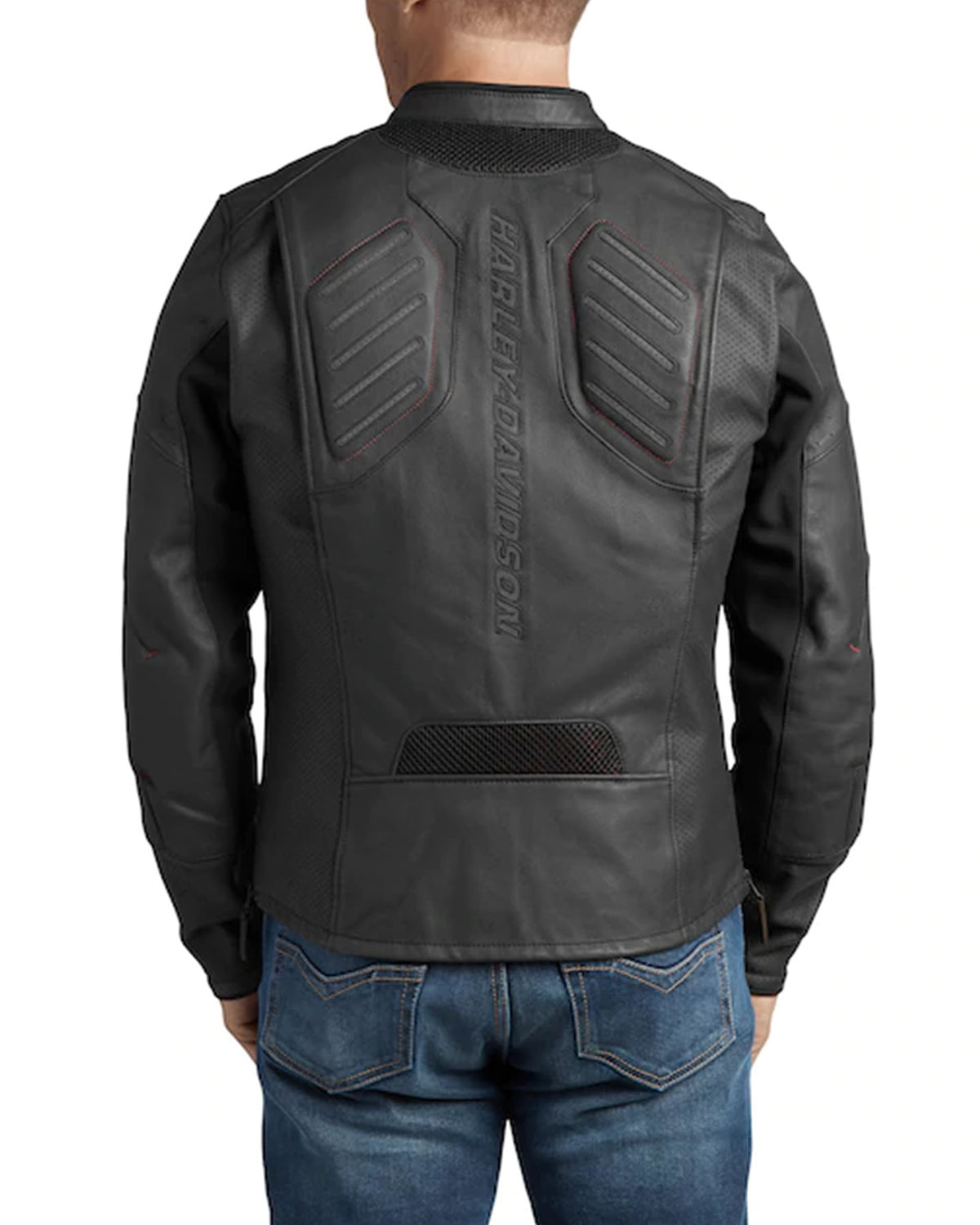 Harley Davidson Men's FXRG Perforated Leather Jacket