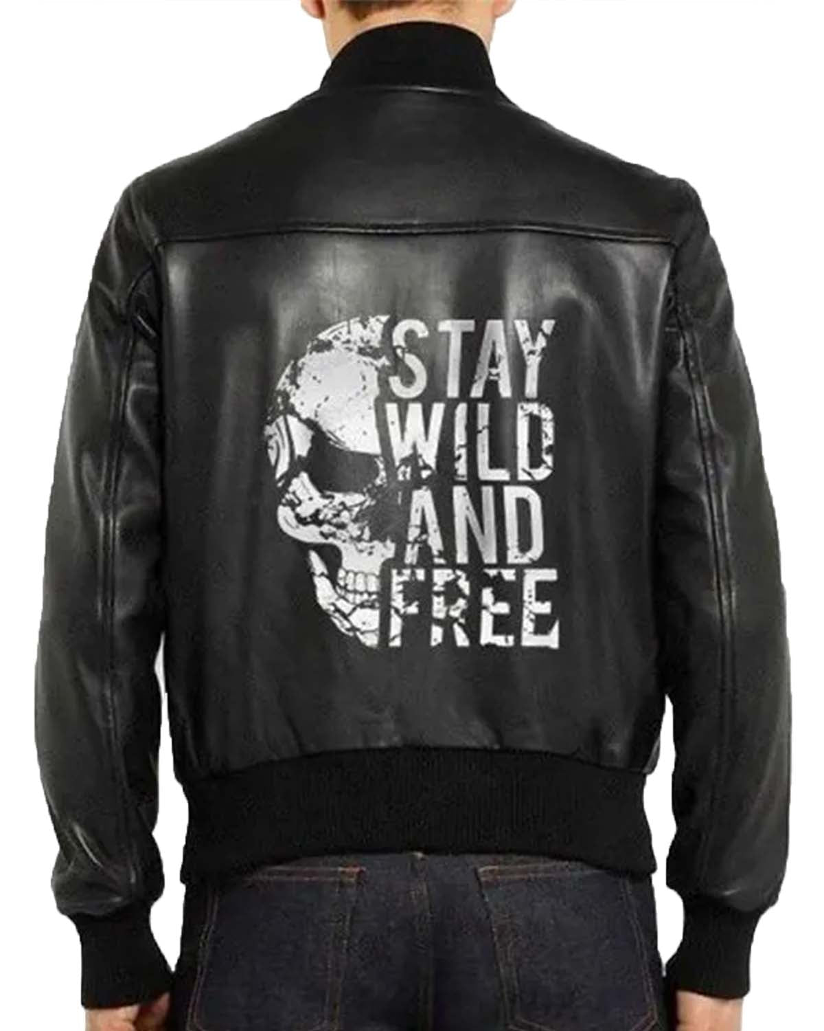 Stay Wild and Free Halloween Black Jacket
