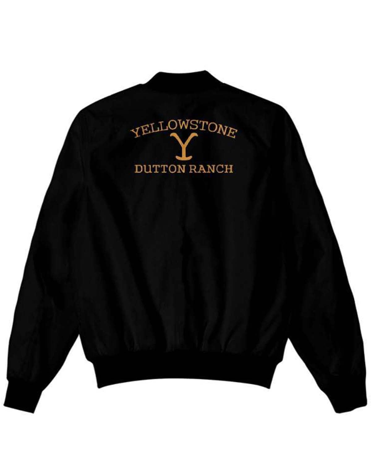 Yellowstone Black Bomber Jacket