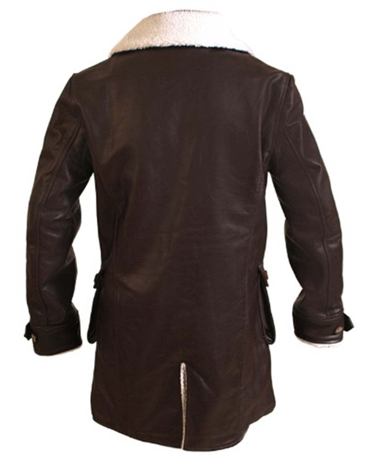 Bane Coat Chocolate Brown Genuine Real Leather Coat