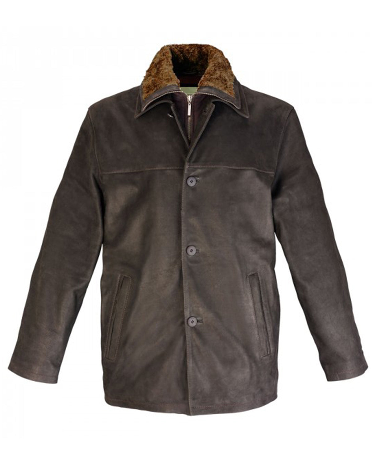 Men's Brown Leather Jacket