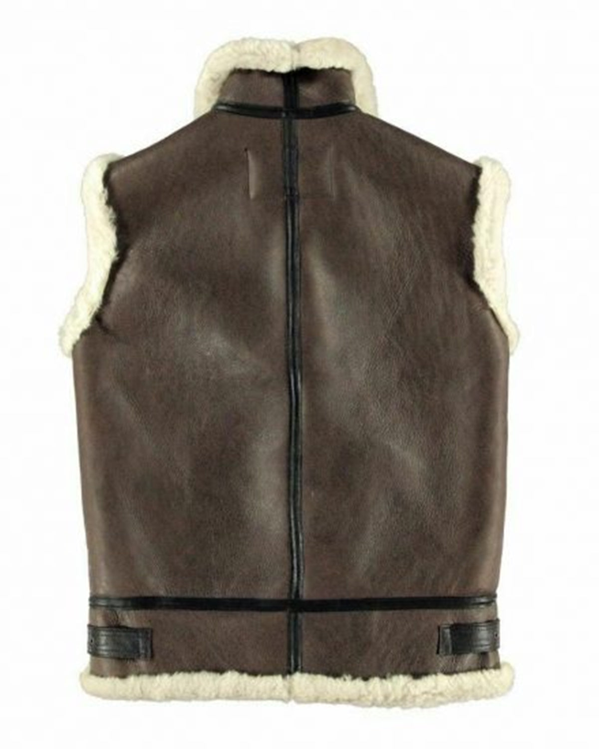 Men's WW2 B3 Faux Fur Shearling Brown Vest