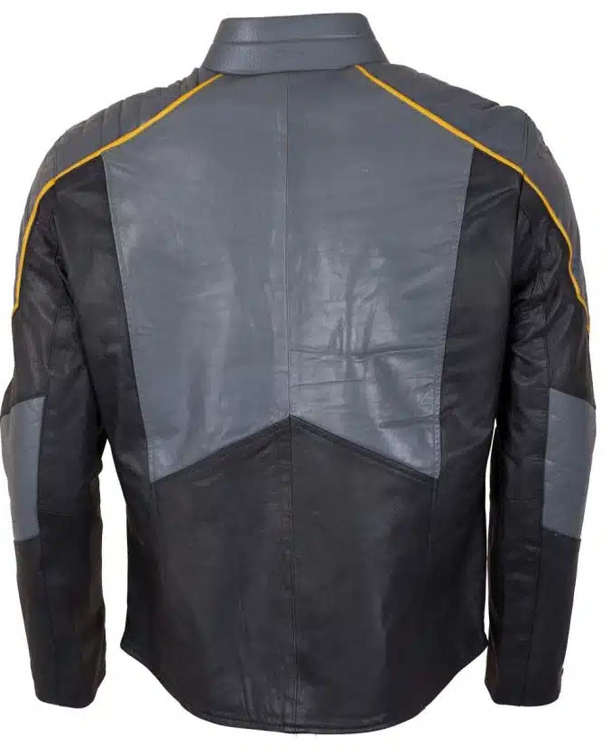 Batman Vs Superman Grey Leather Jacket