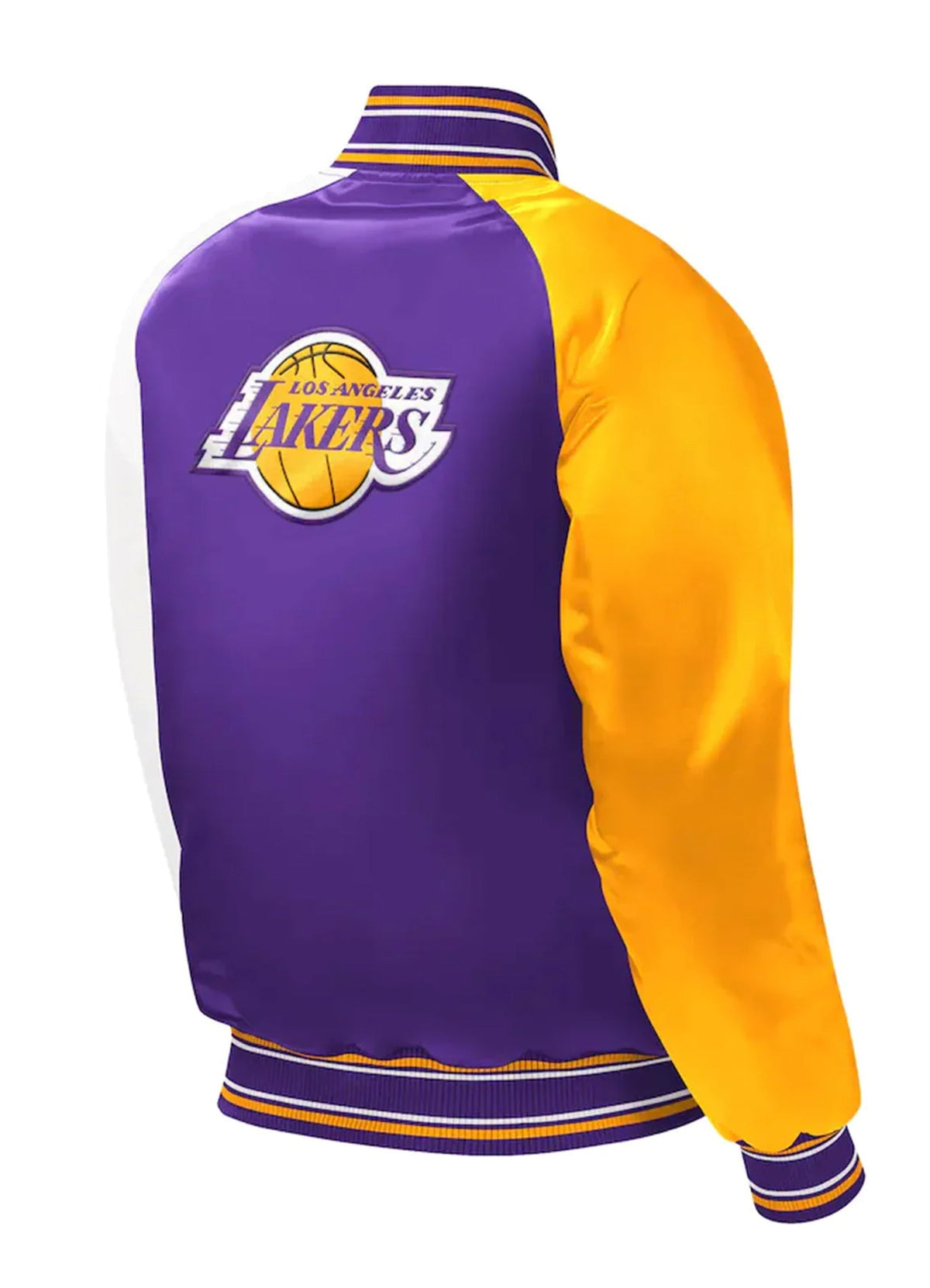 Purple Raglan Full-Snap Varsity Jacket