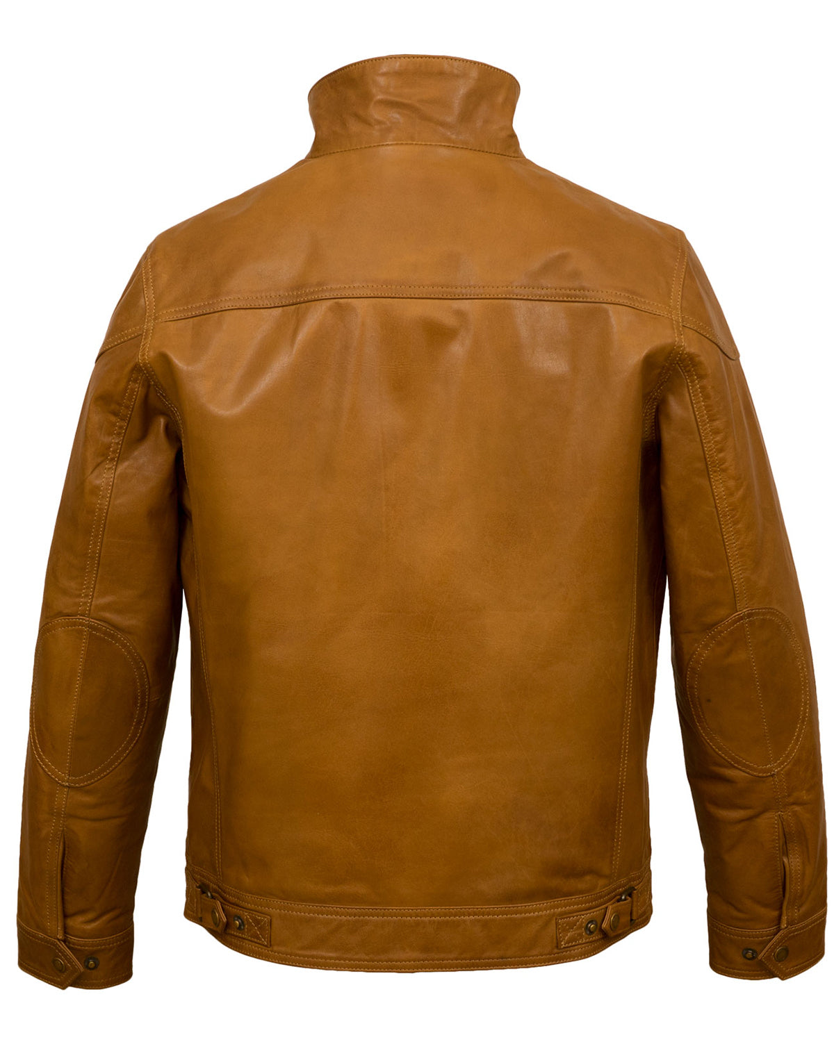 Fashion Wear Men's Tan Brown Leather Jacket