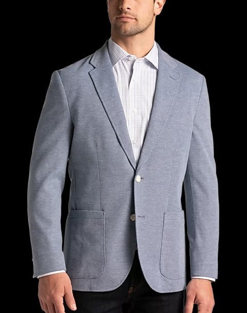 Men's Modern Fit 2 Button Soft Jacket