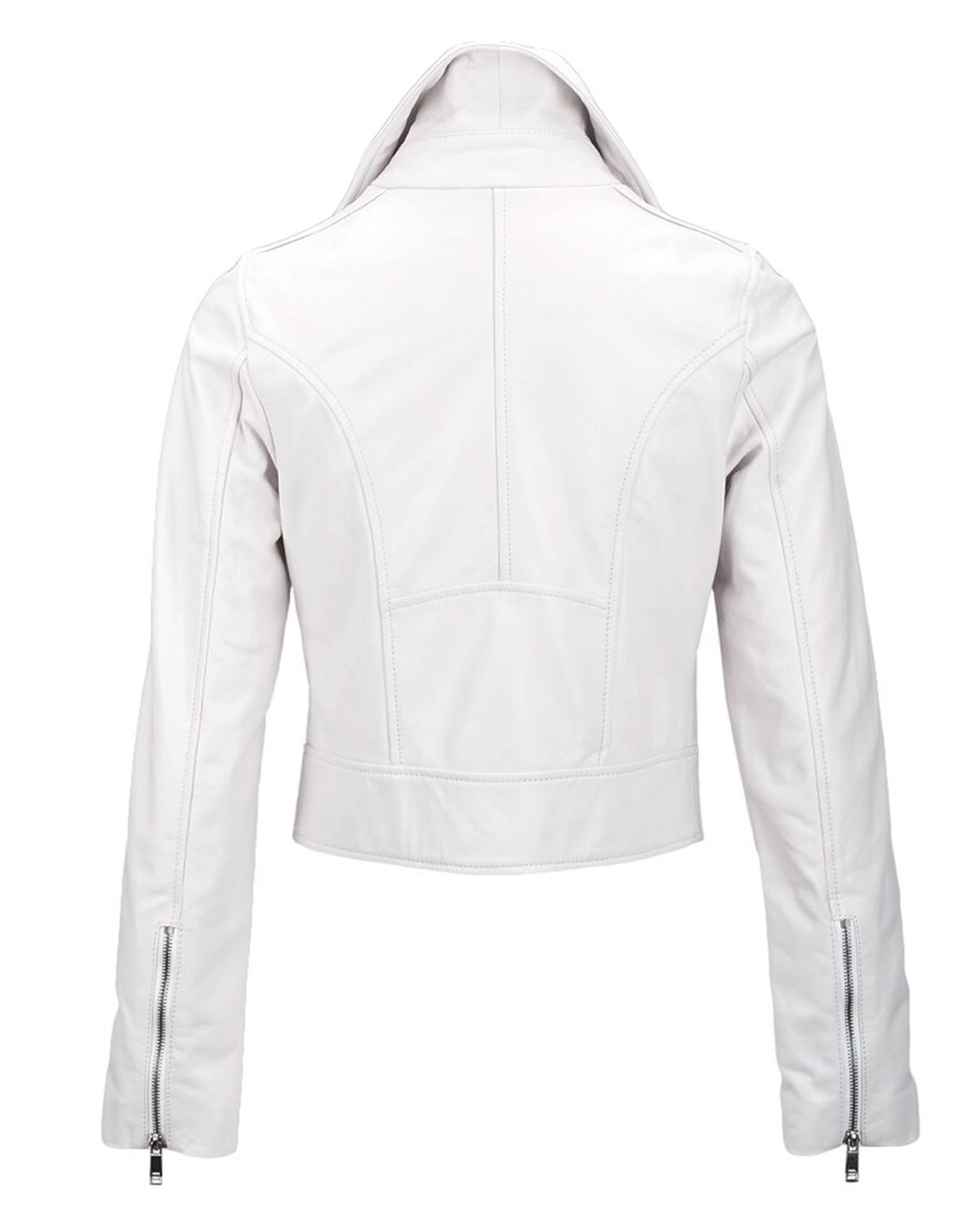 Women's Short Slim Fit Biker Jacket