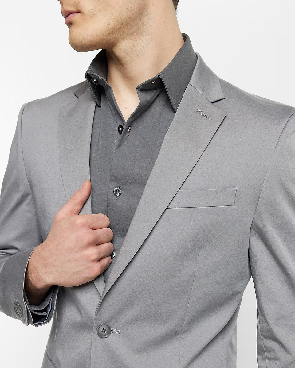 Men's Classic Grey Tuxedo Suit