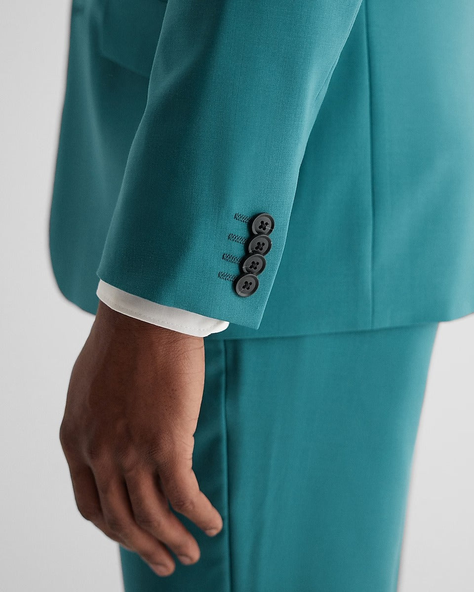 Men's Classy Teal Color Tuxedo Suit