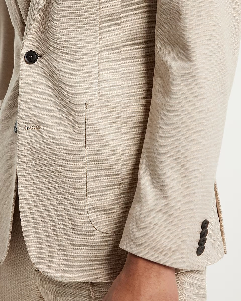 Men's Almond White Tuxedo Suit