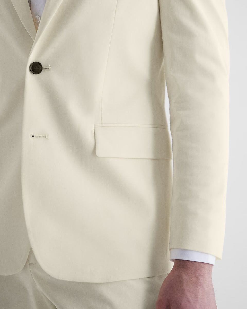 Men's Bright Off White Tuxedo Suit