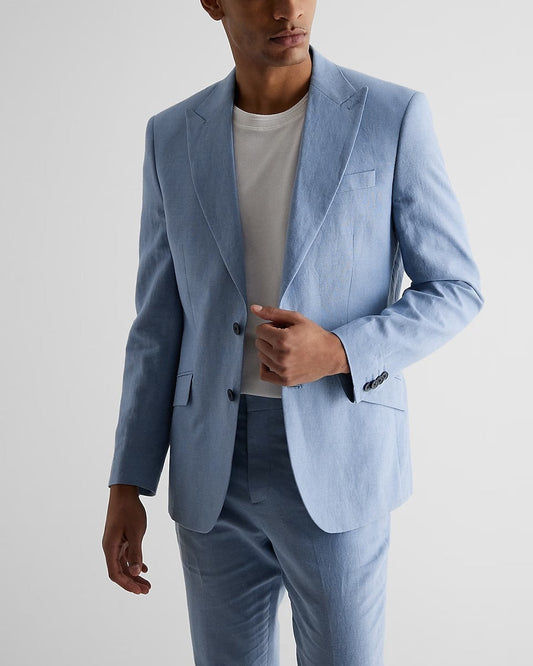 Men's Classic Light Blue Tuxedo Suit
