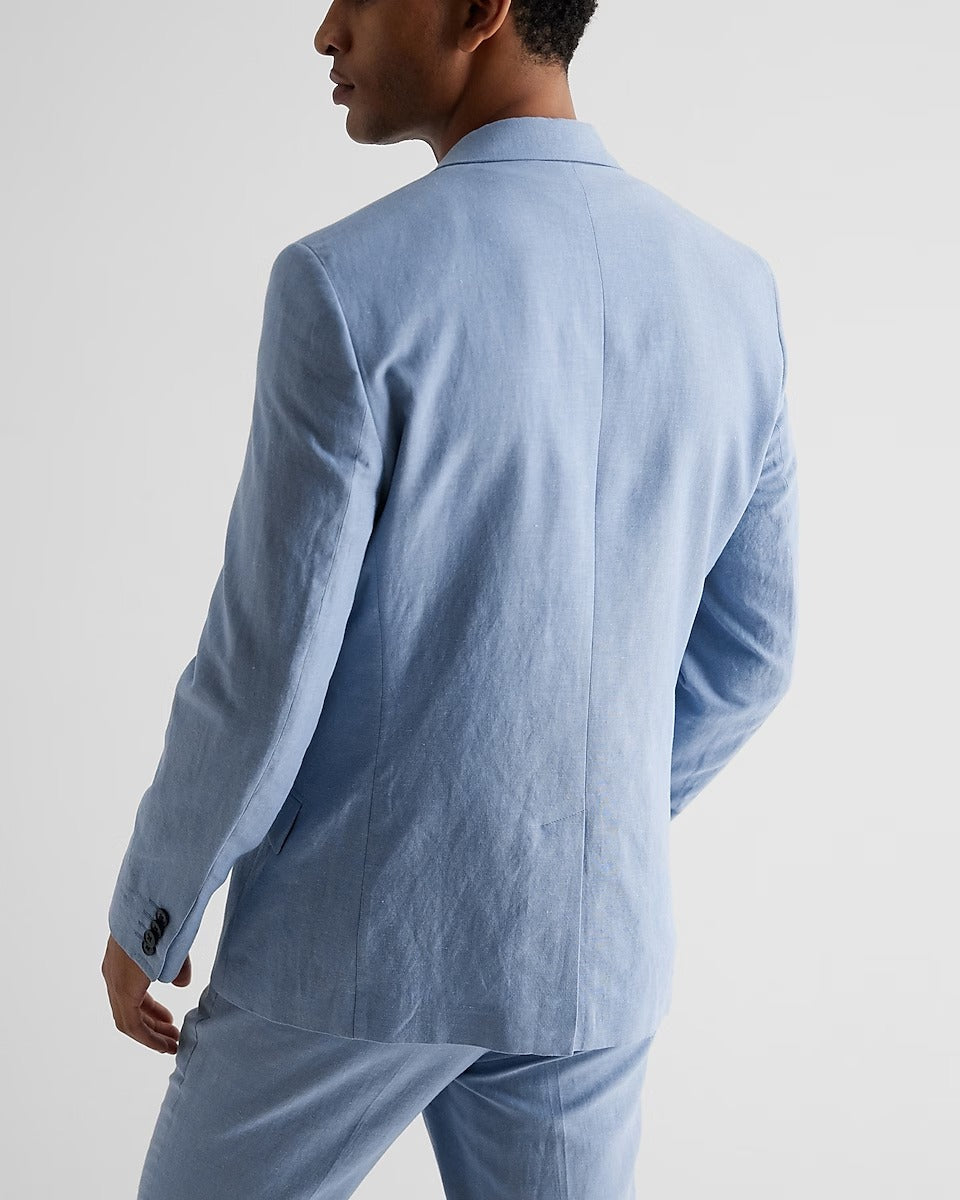 Men's Classic Light Blue Tuxedo Suit