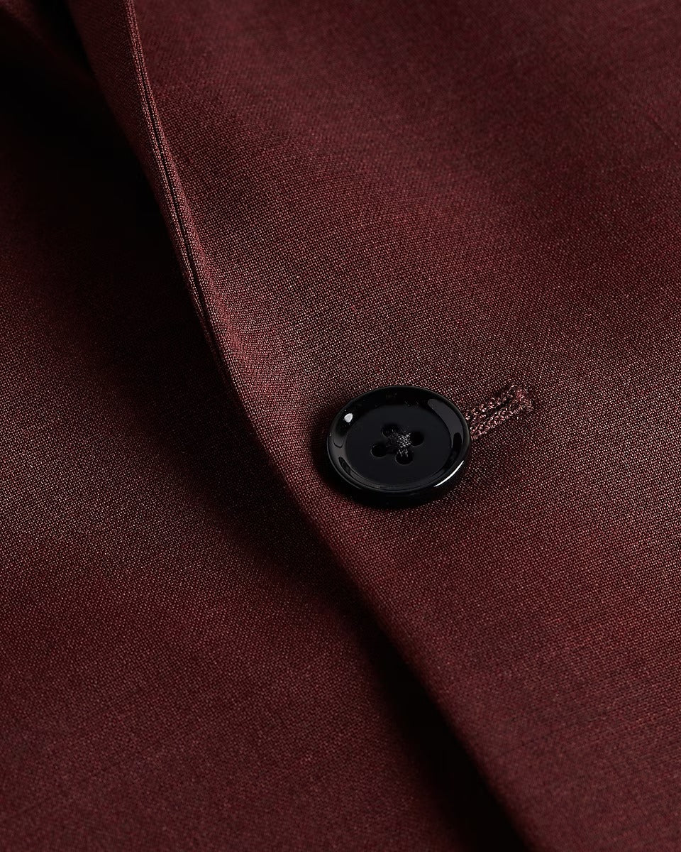 Men's Iconic Maroon Tuxedo Suit