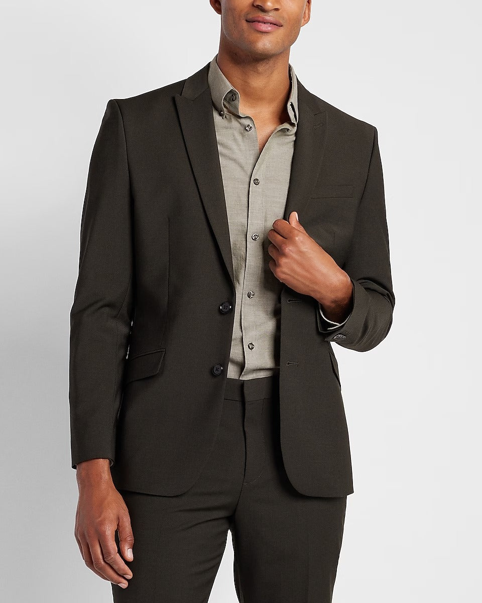 Men's Iconic Olive Color Tuxedo Suit
