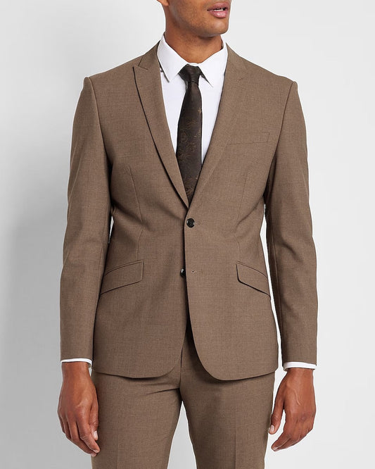Men's Vintage Brown Tuxedo Suit