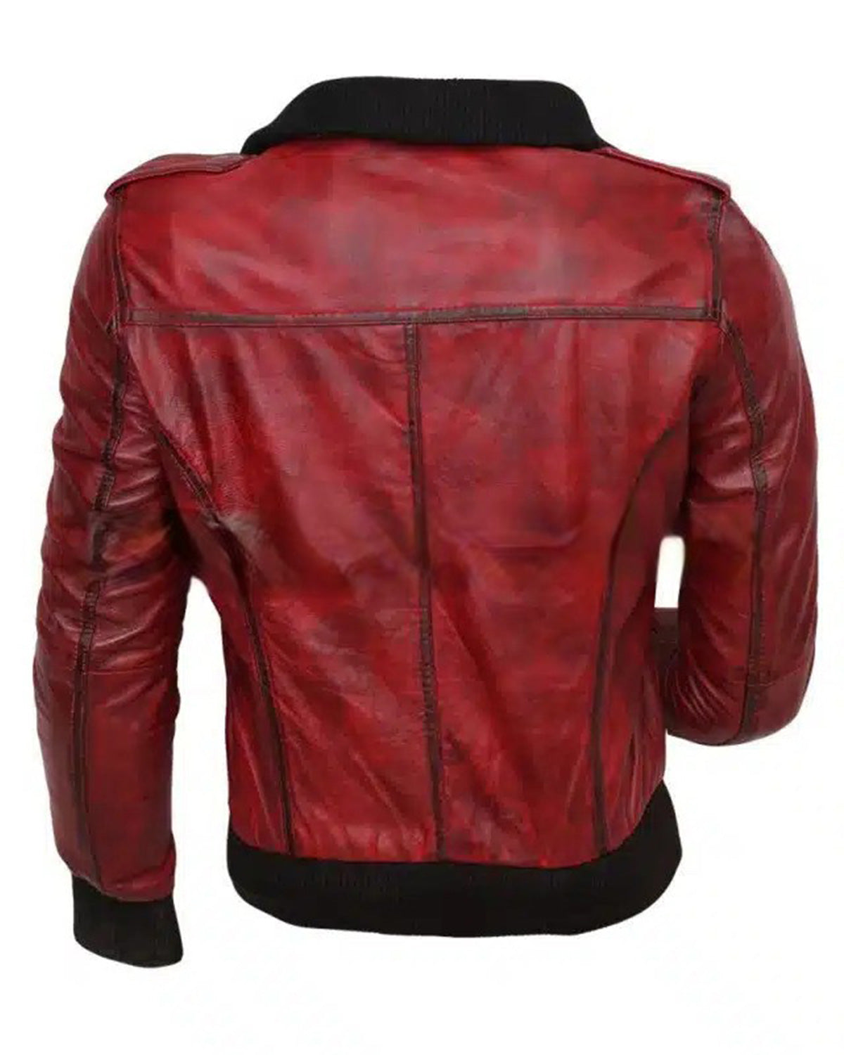Designer Waxed Women Motorbike Leather Jacket