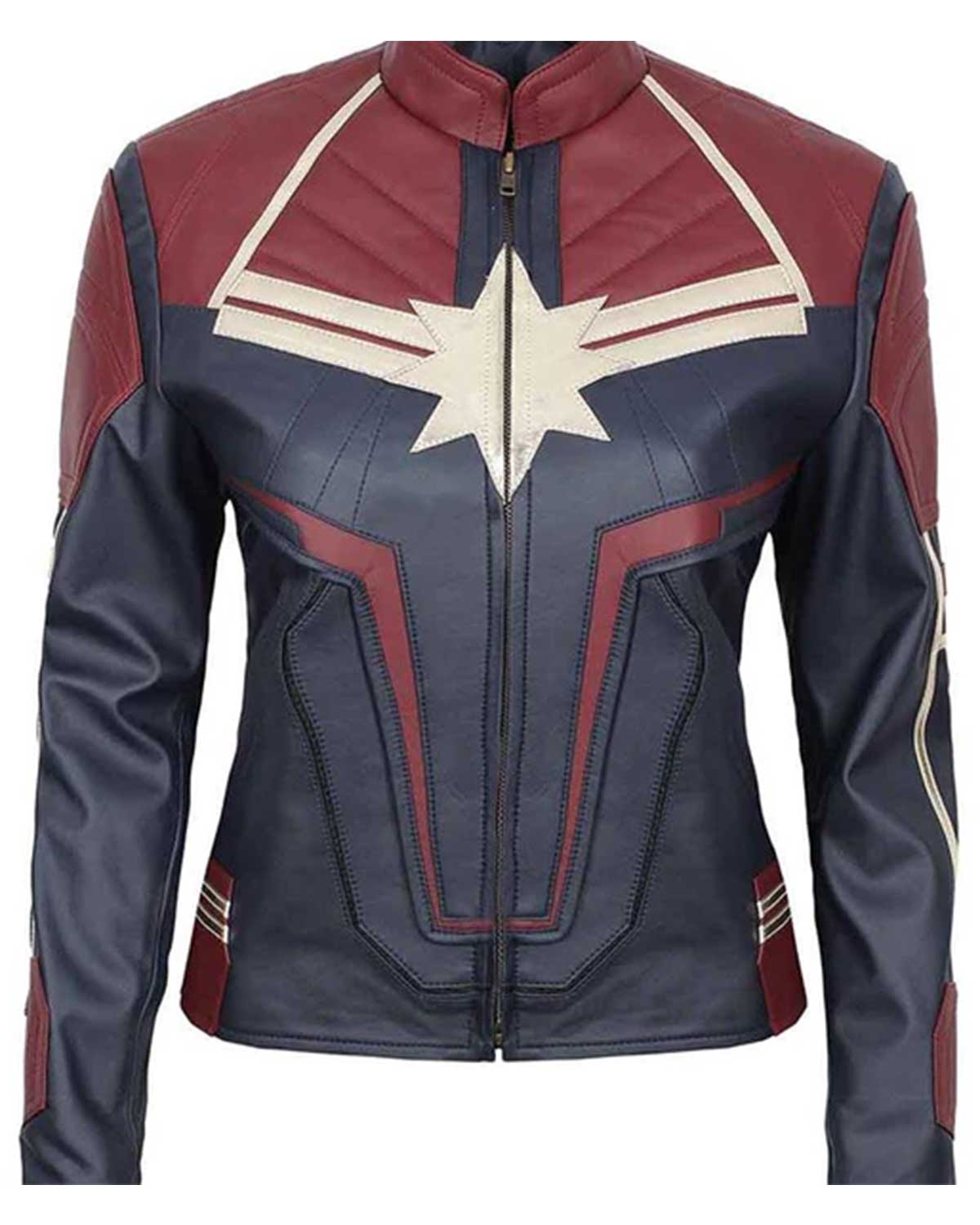 Avengers Endgame Captain Marvel Leather Jacket