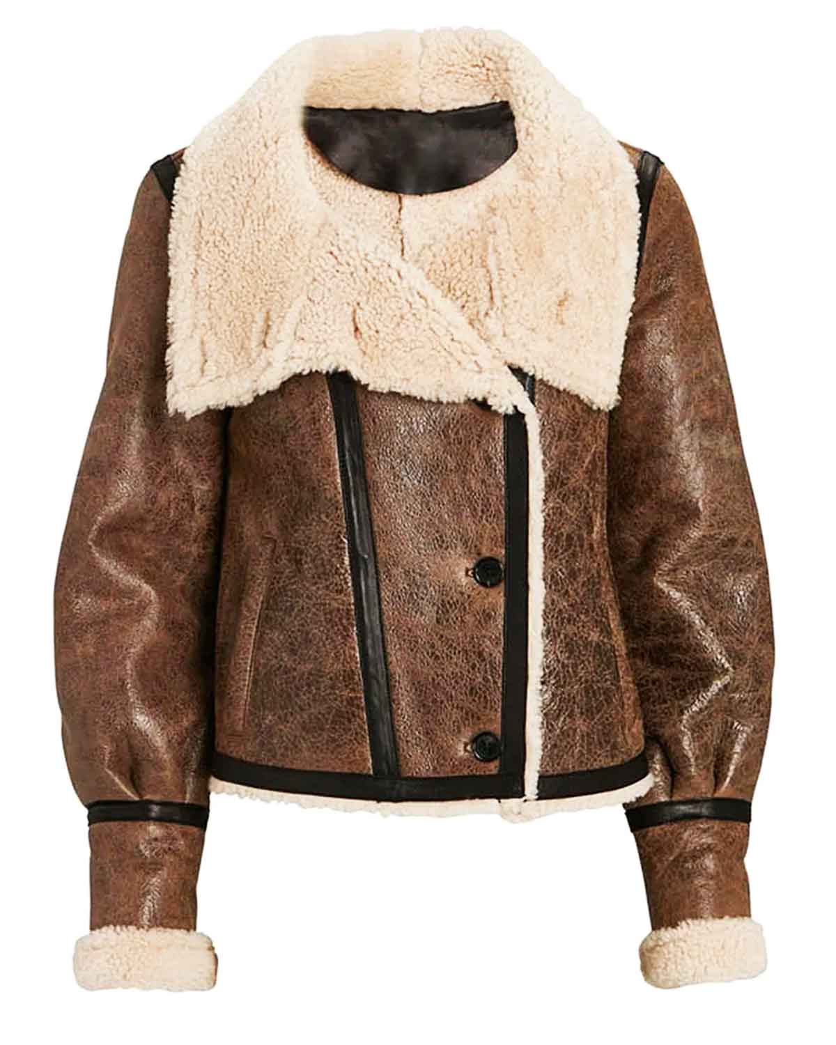 Fate Season 2 Paulina Chávez Shearling Jacket