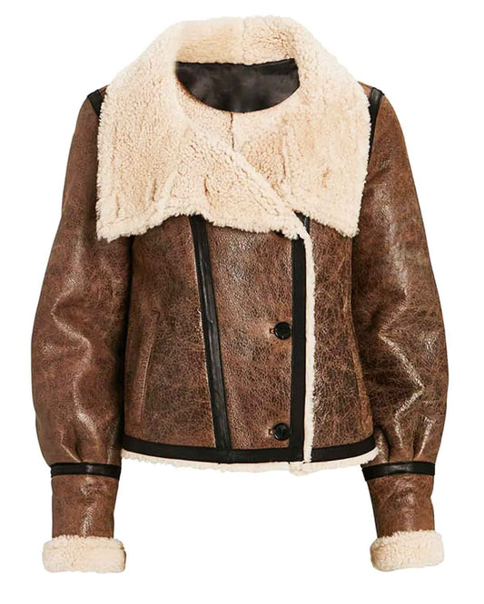 Fate Season 2 Paulina Chávez Shearling Jacket