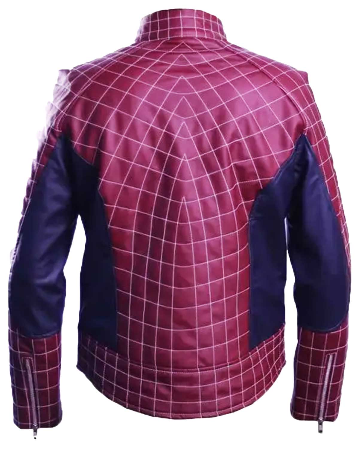 Spiderman No Way Home Red Leather Jacket