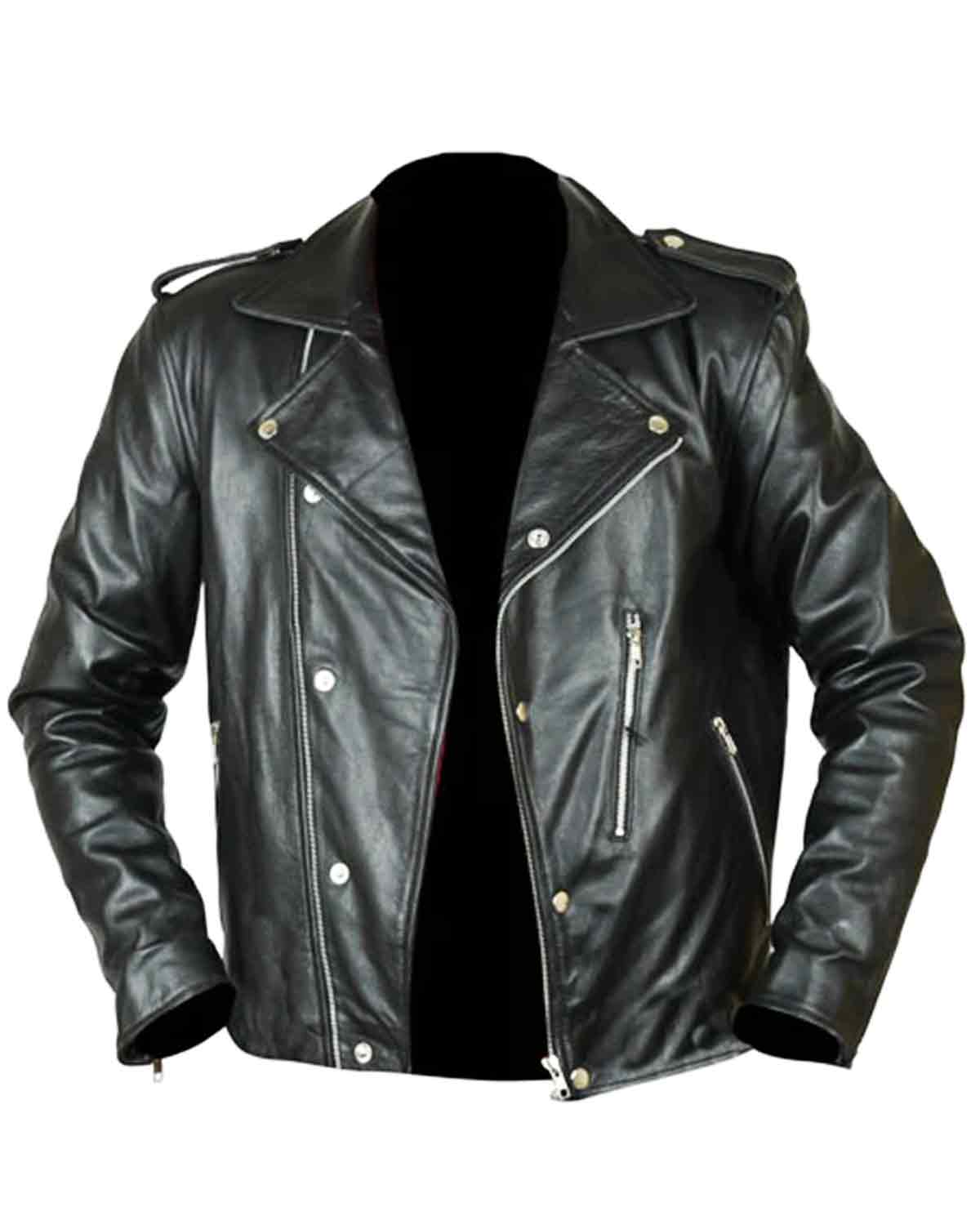 David Beckham GQ Magazine Leather Jacket