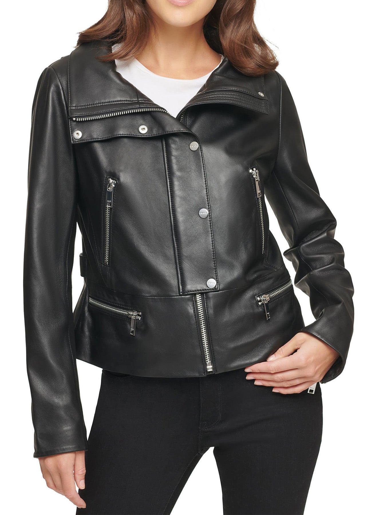 Women's Stylish Black Leather Jacket