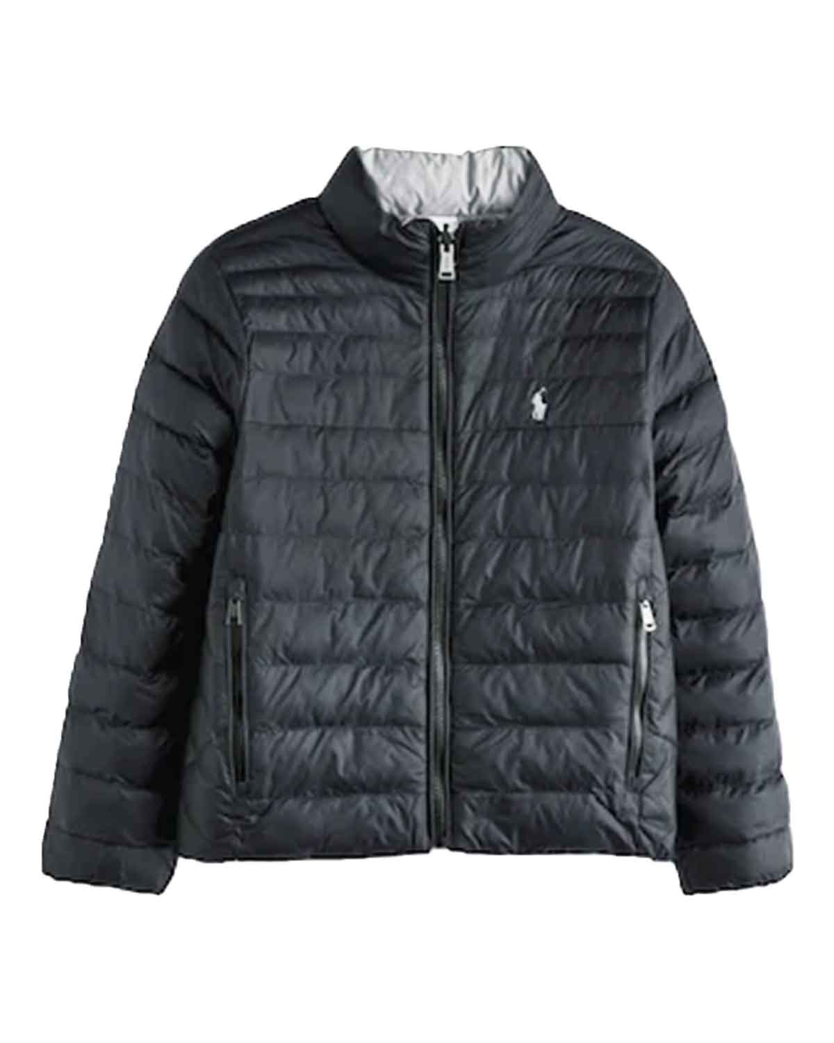 Polo Ralph Lauren Boys Grey Reversible Logo Jacket