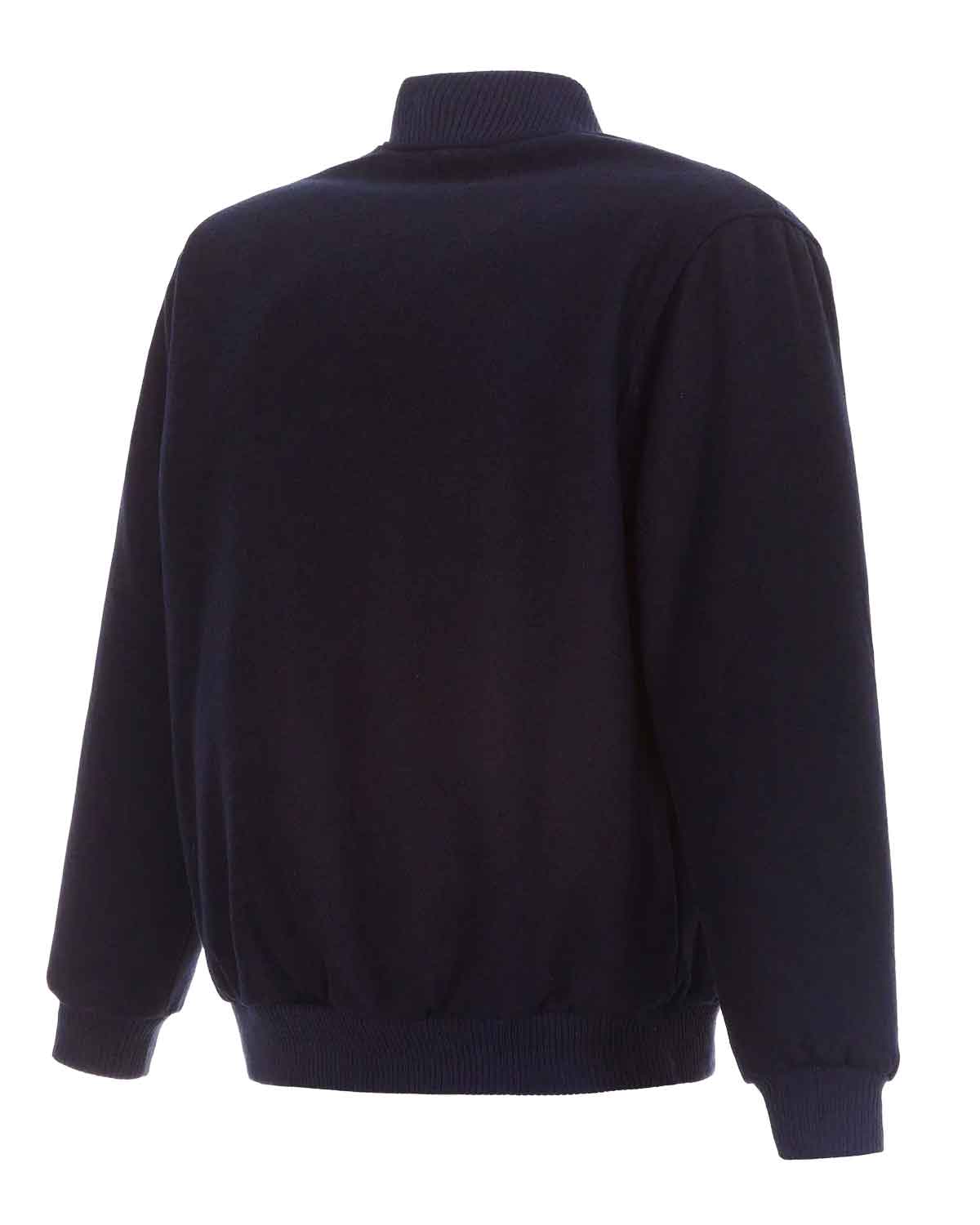 Denver Nuggets Bomber Navy Blue Wool Jacket